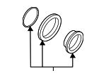 31508860349 - Suspension: Axle Seal for BMW Image