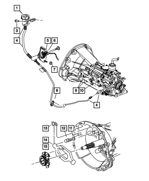 Clutch Controls for 2004 Dodge Dakota #0