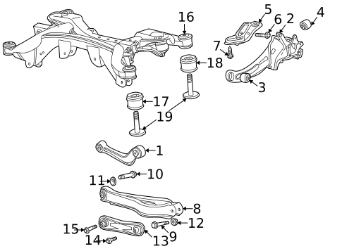Rear Suspension for 2008 Jaguar X-Type #1