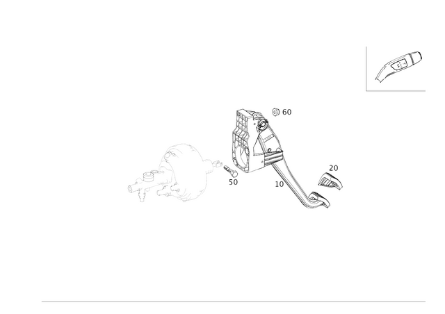 2422900101 - Pedal Assembly: Pedal System for Mercedes-Benz: B Electric Drive, B250e Image image