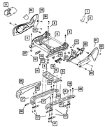 1BG531D1AA - Interior Trim: Lumbar Handle for Mopar Image