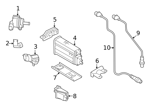 Evaporative System for 2014 Kia Cadenza #0