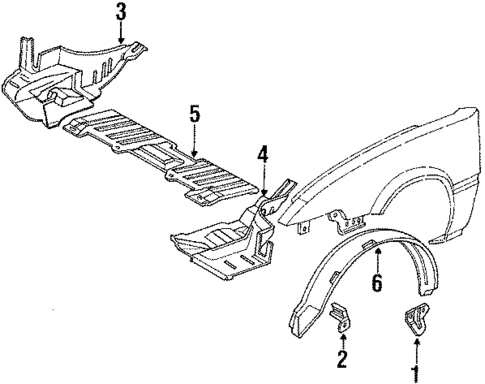 Inner Components for 1987 Acura Integra #0