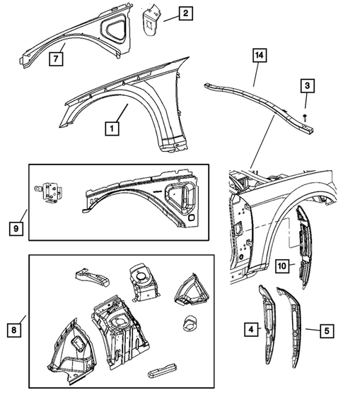 Fenders for 2011 Dodge Challenger #0
