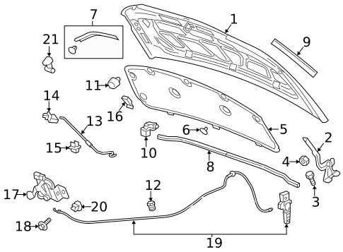 Hood & Components for 2016 Chevrolet Sonic #0