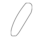 213553C520 - Cooling System: Water Pump Gasket for Kia: Amanti, Borrego, Cadenza, Sedona, Sorento Image