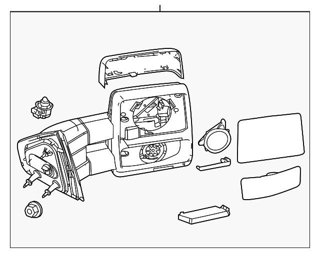 Driver Side Towing Mirror For Ford F150 2007-2014 - Heated With Turn Signal & Puddle Light