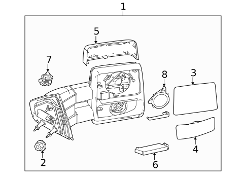 Outside Mirrors for 2014 Ford F-150 #2