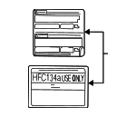 8872360231 - Body: AC Label for Toyota: Land Cruiser Image