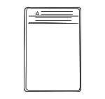 7454360451 - Body: Warning Label for Toyota: Land Cruiser Image