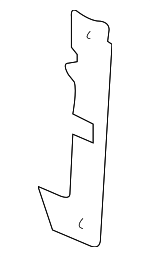 15206751 - Cooling System: Side Baffle for Buick: Terraza | Chevrolet: Uplander | Pontiac: Montana | Saturn: Relay Image