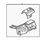 KD5356410A - Exhaust: Center Shield for Mazda: CX-5 Image