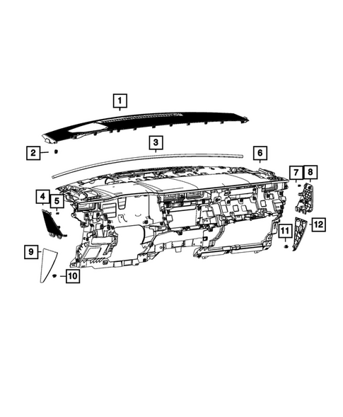 Instrument Panel for 2026 Jeep Cherokee #1