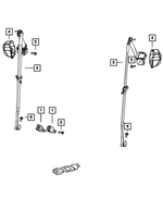 6JW92DX9AA - : Buckle Assembly-S/Belt Buckle Assembly for Dodge: Durango Image