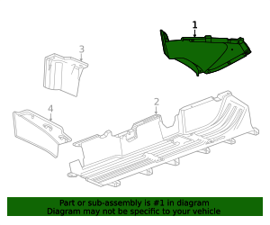 26426514 - Front Deflector 2025-2026 GM | Chevrolet Parts Direct