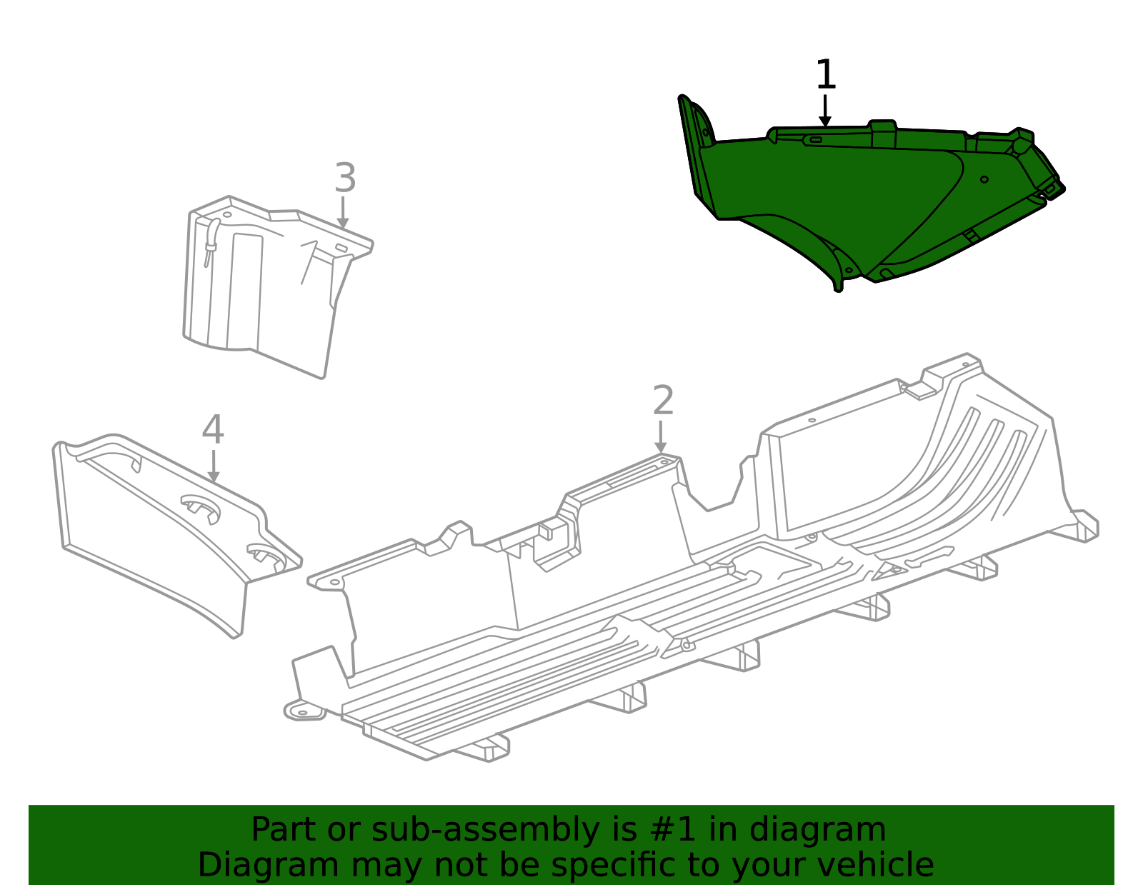 2025-2026 GM Front Deflector 26426337 | OEM Parts Online