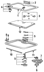 F3TZ7853946A - Body: Handle, Inside for Ford: Bronco II, Explorer Image