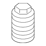 17117590119 - Cooling System: Radiator Bracket Upper Bracket for BMW: 1 Series M, 128i, 135i, 135is, 328i, 328i xDrive, 328xi, 335d, 335i, 335i xDrive, 335is, 335xi, M3, X1, Z4 Image