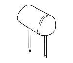 52107045111 - Body: Headrest for BMW: 528i, 540i, M5 Image