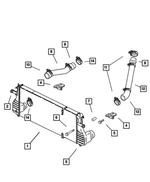 52028724AF - Fuel: Charge Air Cooler for Dodge: Ram 2500, Ram 3500 Image
