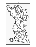 PY8W10500 - Engine: Timing Cover for Mazda Image