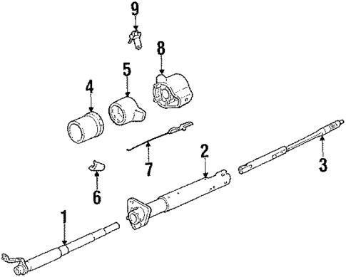 Ignition Lock for 1988 GMC S15 #1