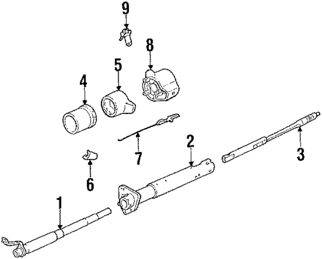 7837531 - Steering: Shift Tube for GM Image