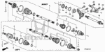 44329SDAA11 - Chassis: BAND C, DRIVESHAFT (OETIKER LIMITED) for Honda Image