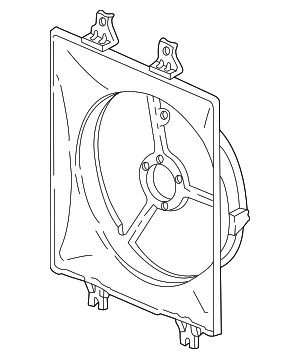38615RDJA00 - : Fan Shroud for Acura Image