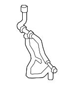 KM7034 - Cooling System: Motorcraftâ„¢ Inlet Hose for Ford: F-150 Image