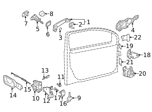 Lock & Hardware for 2012 Volkswagen Jetta #1