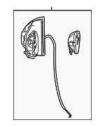 251810039328 - Body: Mirror Base for Mercedes-Benz Image