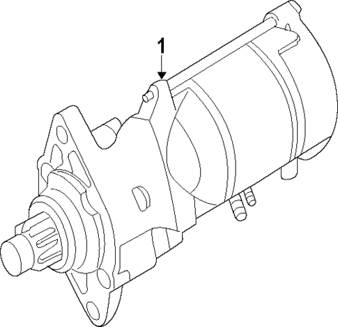 Starter for 2013 Jaguar XJ #2