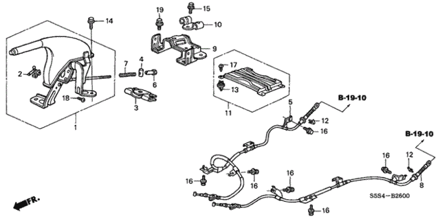 Parking Brake for 2004 Honda Civic #0