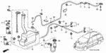 76821SE4A02 - Electrical/Exhaust/Heater/Fuel: GROMMET, WASHER TUBE (DENSO) for Honda Image