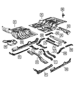 5108281AD - Body Sheet Metal Except Doors: Floor Insulation for Mopar Image
