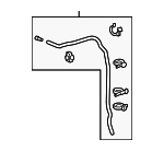 70065SZAA00 - : Drain Tube for Honda Image