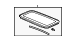 70200SZAA02 - : Honda Sunroof Glass | 70200-SZA-A02 for Honda: Pilot Image