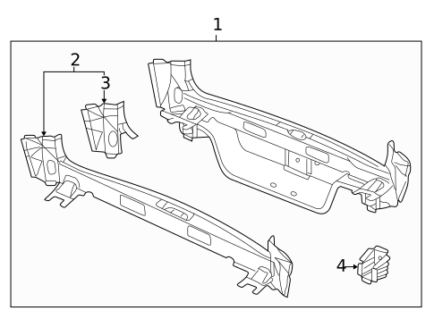 Rear Body for 2007 Saab 9-5 #0