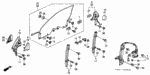 72244SL0000 - Body/Air Conditioning: BOLT, DOOR ADJUST for Acura Image