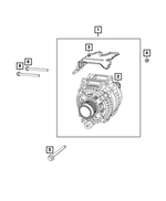 R6029740AA - Electrical: Alternator, Remanufactured for Jeep: Cherokee Image