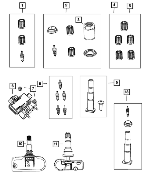 Tire Monitoring System for 2014 Chrysler 300 #0