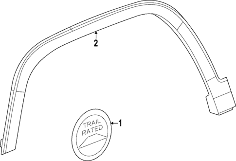 Exterior Trim - Fender for 2025 Jeep Grand Cherokee #0