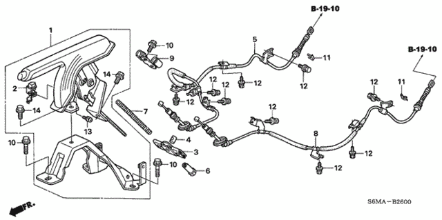 Parking Brake for 2006 Acura RSX #0