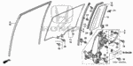 90115SFE004 - Body/Air Conditioning: BOLT, FLANGE (6X12) for Honda Image