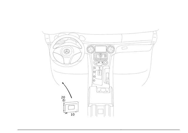2219000100 - Electrical Equipment and Instruments: Control Unit for Mercedes-Benz: 250, 300S, C250, C300, C350, CL550, CL600, CL63 AMG, CL65 AMG, CLS550, CLS63 AMG, E350, E400, E550, E63 AMG, GLK250, GLK350, S350, S400, S500, S550, S600, S63 AMG, SLK280, SLK300, SLS AMG Image image