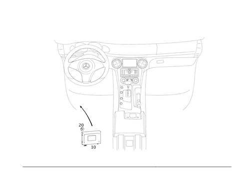 Electrical Comp. in Driver Footwell for 2013 Mercedes-Benz SLS AMG #0