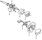 34311PA181ML - Steering: Steering Wheel for Subaru: SVX Image