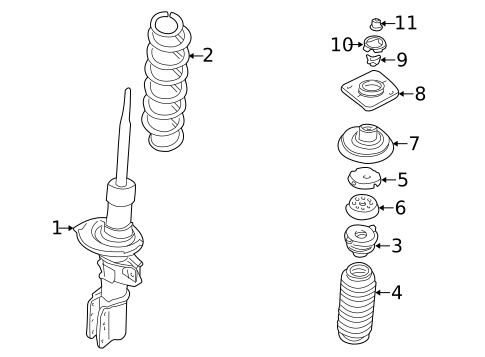 Suspension Components for 2000 Volvo S70 #2