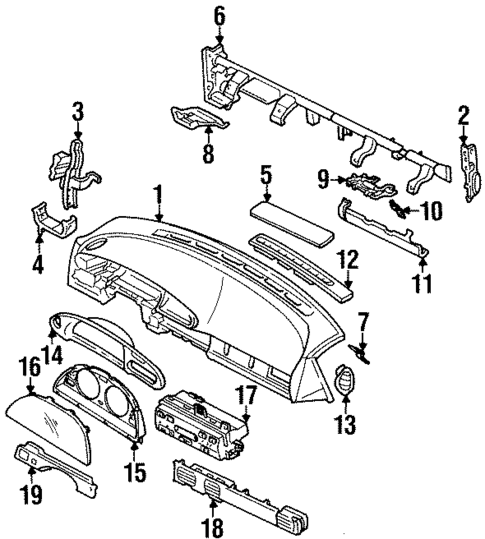 Controls for 1996 Nissan Altima #0